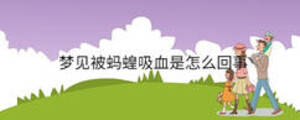 夢(mèng)見被螞蝗吸血是怎么回事