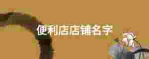 便利店店鋪名字
