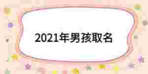 2021年男孩取名