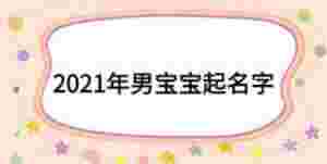 2021年男寶寶起名字