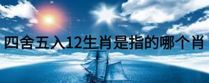 四舍五入12生肖是指的哪個(gè)肖