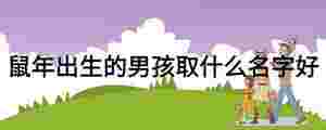 鼠年出生的男孩取什么名字好.jpg