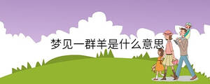 夢見一群羊是什么意思